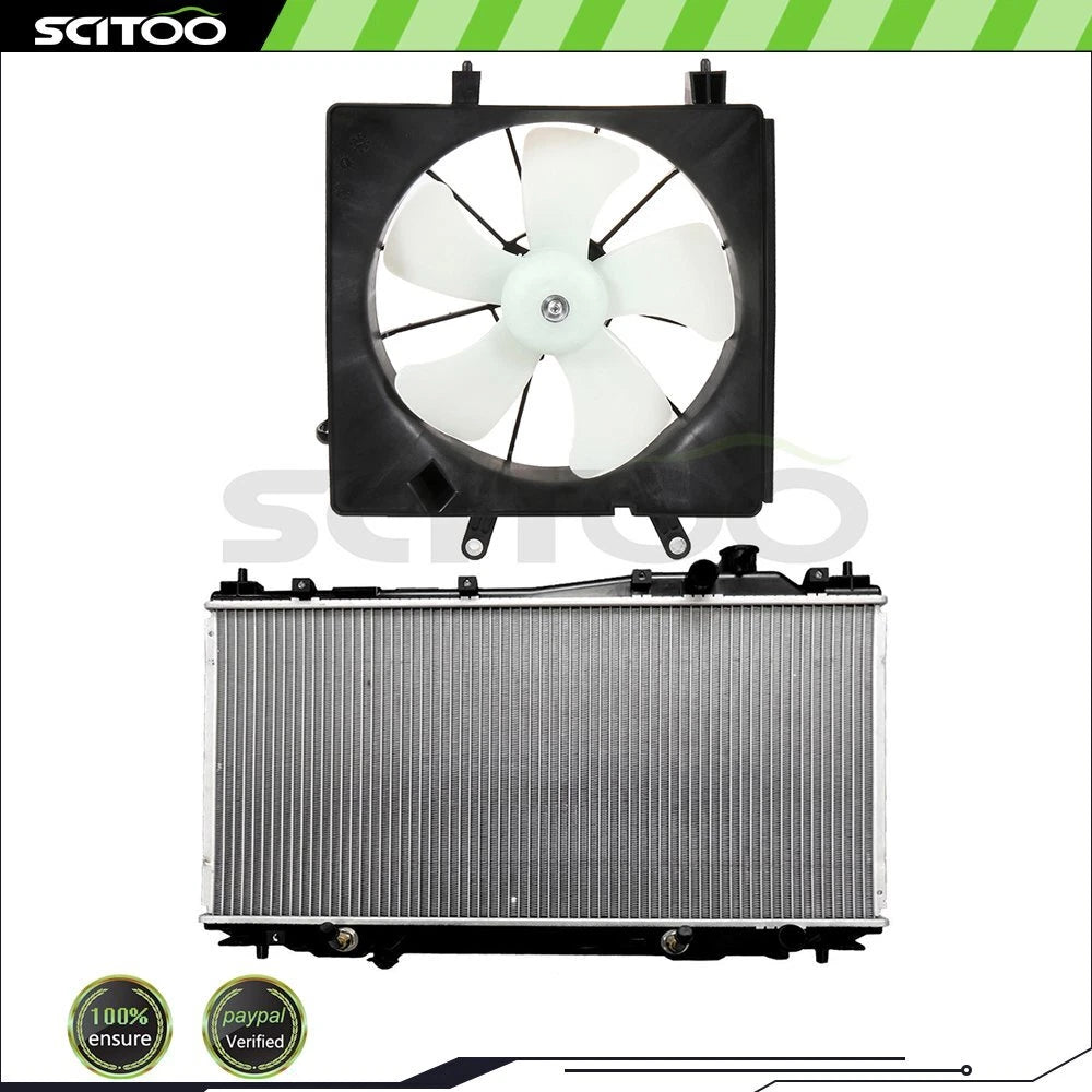 Radiator and Cooling Fan Kit for Honda Civic (2001–2005)