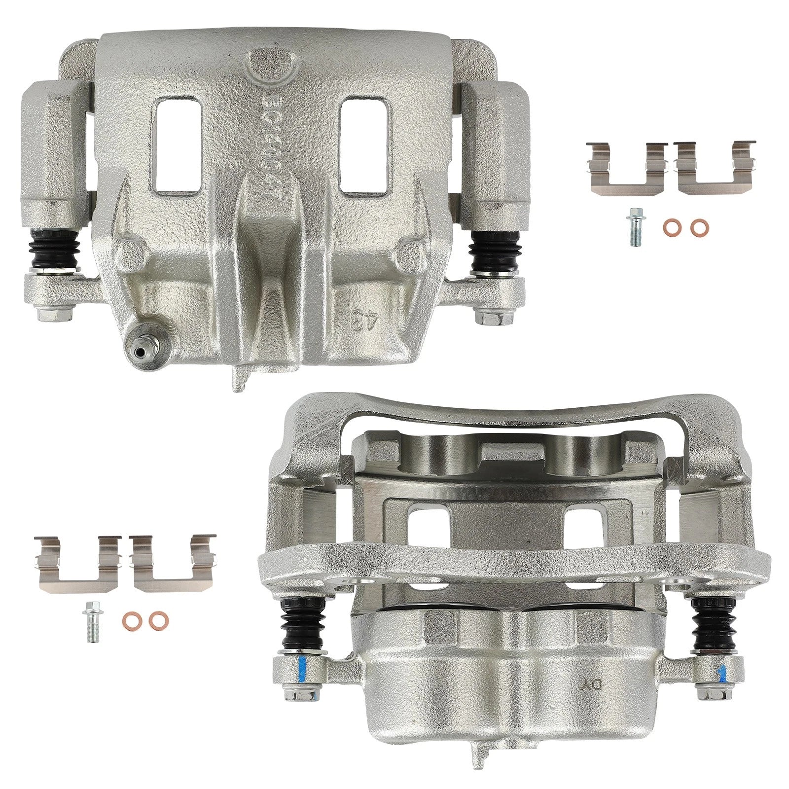 Set of 2 Front Brake Calipers for Hyundai Santa Fe, XG300