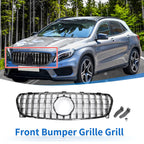Front Upper Bumper Grille for Mercedes-Benz GLA Class (2015–2020) Chrome