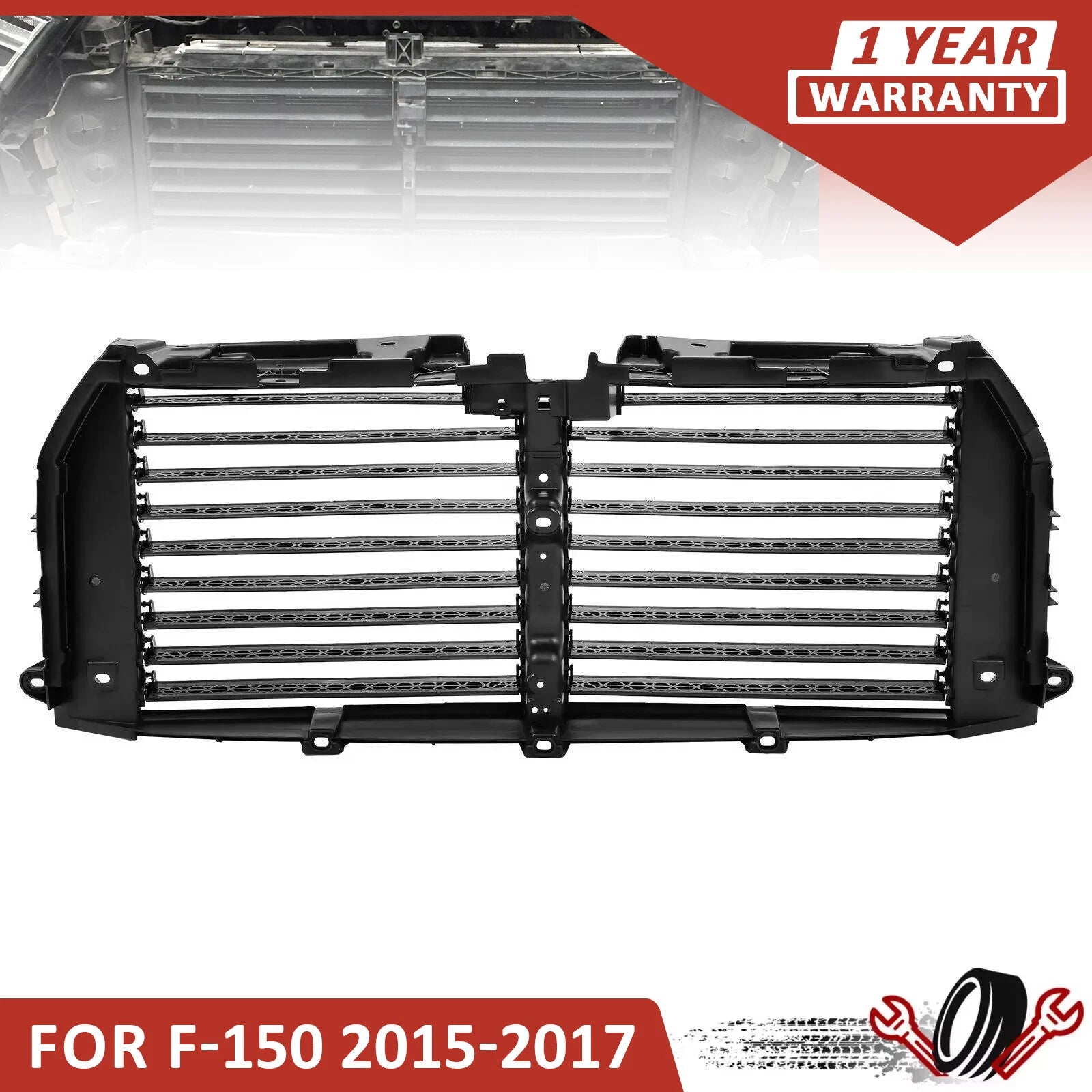 Upper Grille Air Radiator Shutter for Ford F-150 (2015–2017)