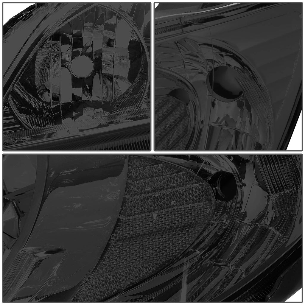 OE Style Smoked Clear Headlights for Honda Civic Sedan Coupe (2004–2005)