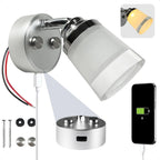 RV LED Reading Light for RVs (200LM, Touch-Sensitive, USB-C, 10-28V)