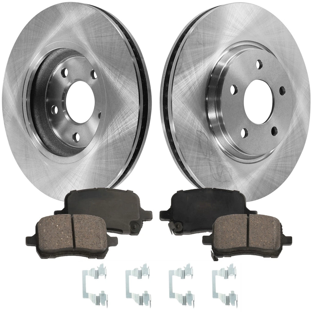 Disc Brake & Pad Kit for Chevrolet Malibu (2004–2006) Front Set