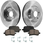 Disc Brake & Pad Kit for Chevrolet Malibu (2004–2006) Front Set