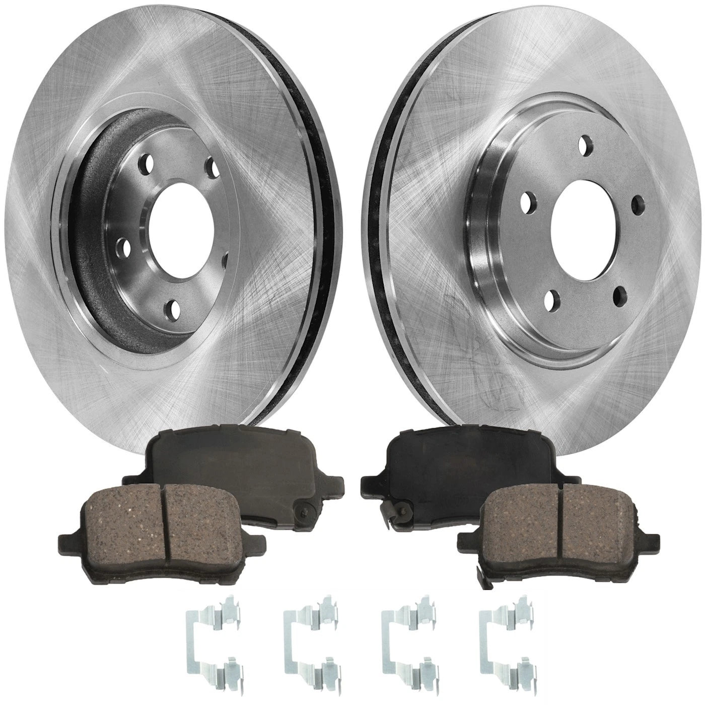 Disc Brake & Pad Kit for Chevrolet Malibu (2004–2006) Front Set