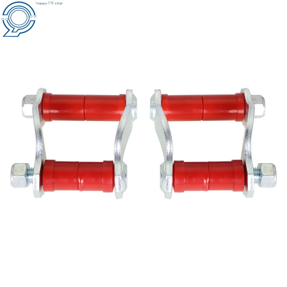 2X Rear Leaf Spring Polyurethane Shackle Kit for Chevy Belair 150 210 (1956-1957)