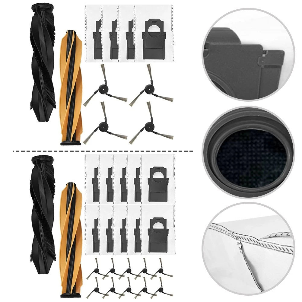 Replacement Parts Kit with Brushes for MOVA Z60 (2020–2023)