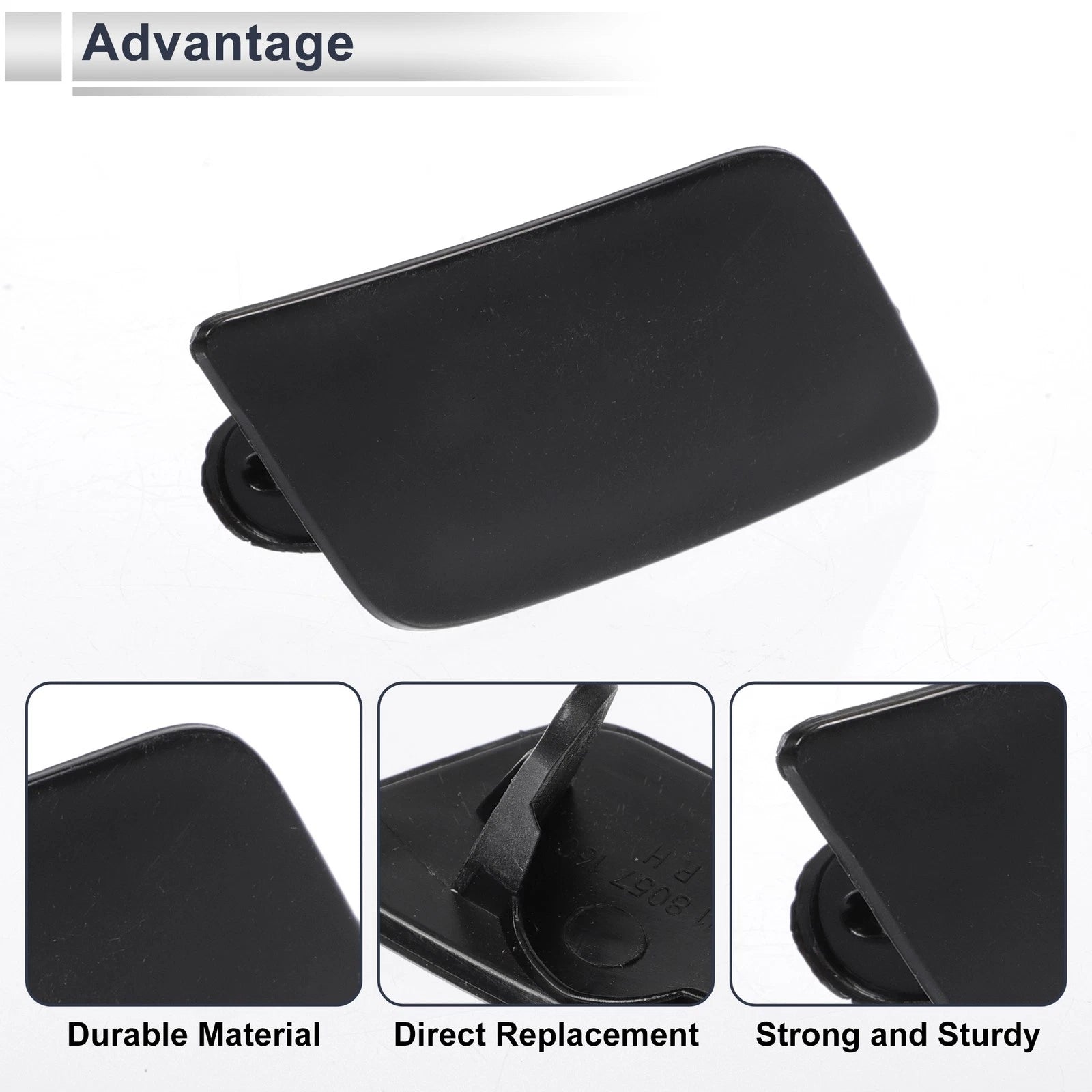Headlight Washer Nozzle Cover Cap for BMW 335i (Unpainted)