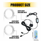 LED Ambient Lighting Strip for Car Interior (Universal Fit)