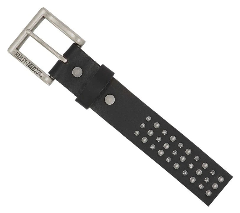 Genuine Leather Belt for Harley-Davidson (Men's, Black)