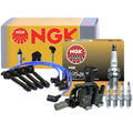 NGK DIS Ignition Coil Wires & 4 G-Power Platinum Spark Plugs for Hyundai Kia