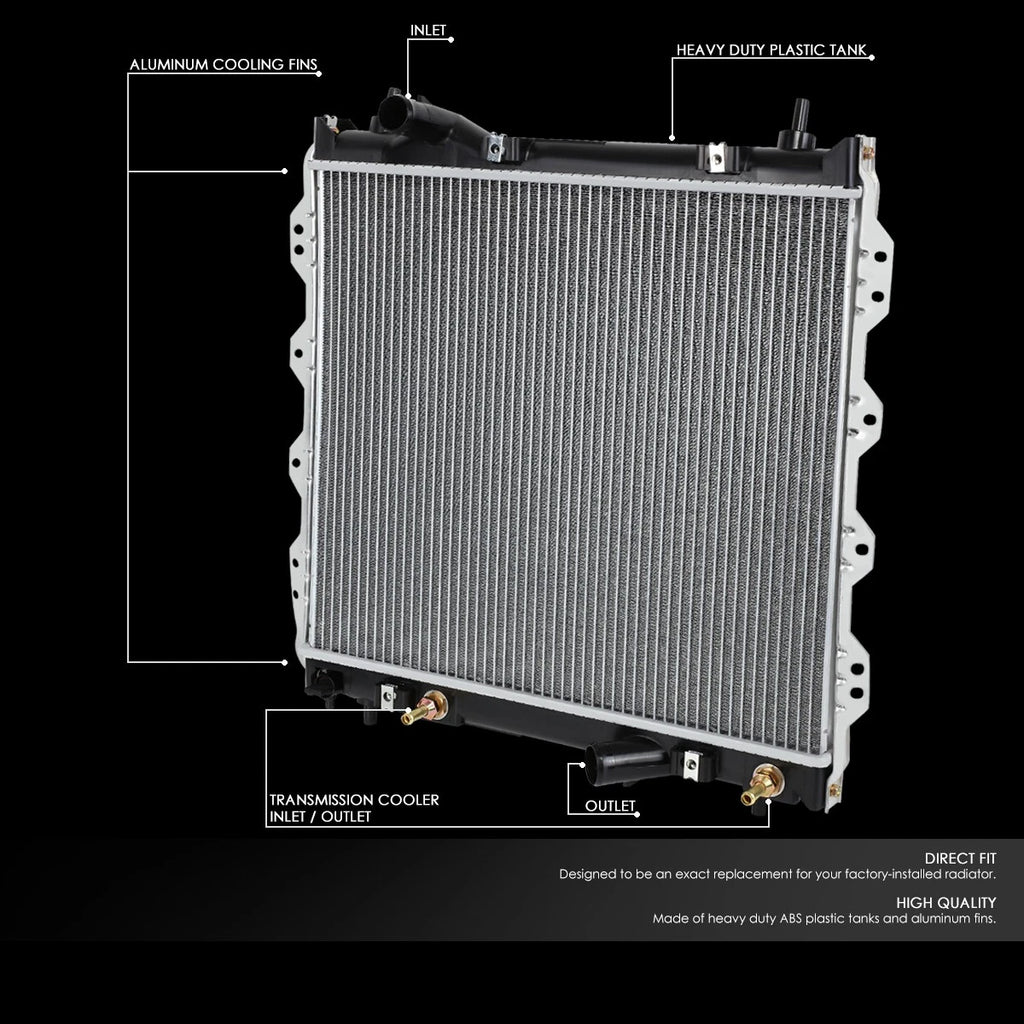 Full Aluminum Core Cooling Radiator for Chrysler PT Cruiser (2001–2010) DPI 2298