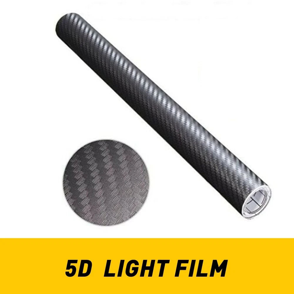 Glossy Carbon Fiber Vinyl Film Interior Wrap for