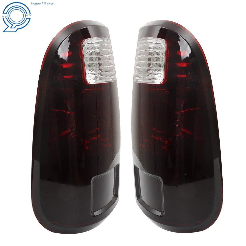Set of 2 Smoke Tail Lights for Ford F-250 F-350 F-450 F-550 (2008–2016)