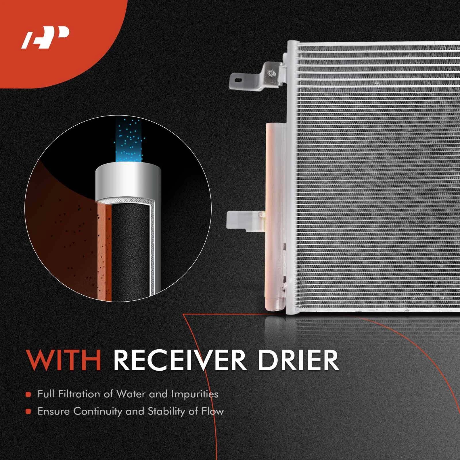 A/C Condenser & Cooling Fan Assembly for Ford Edge (2011-2014)