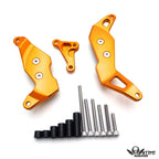 Gold Engine Guard Cover Slider Pads for Kawasaki Ninja 400 (2017–2019)