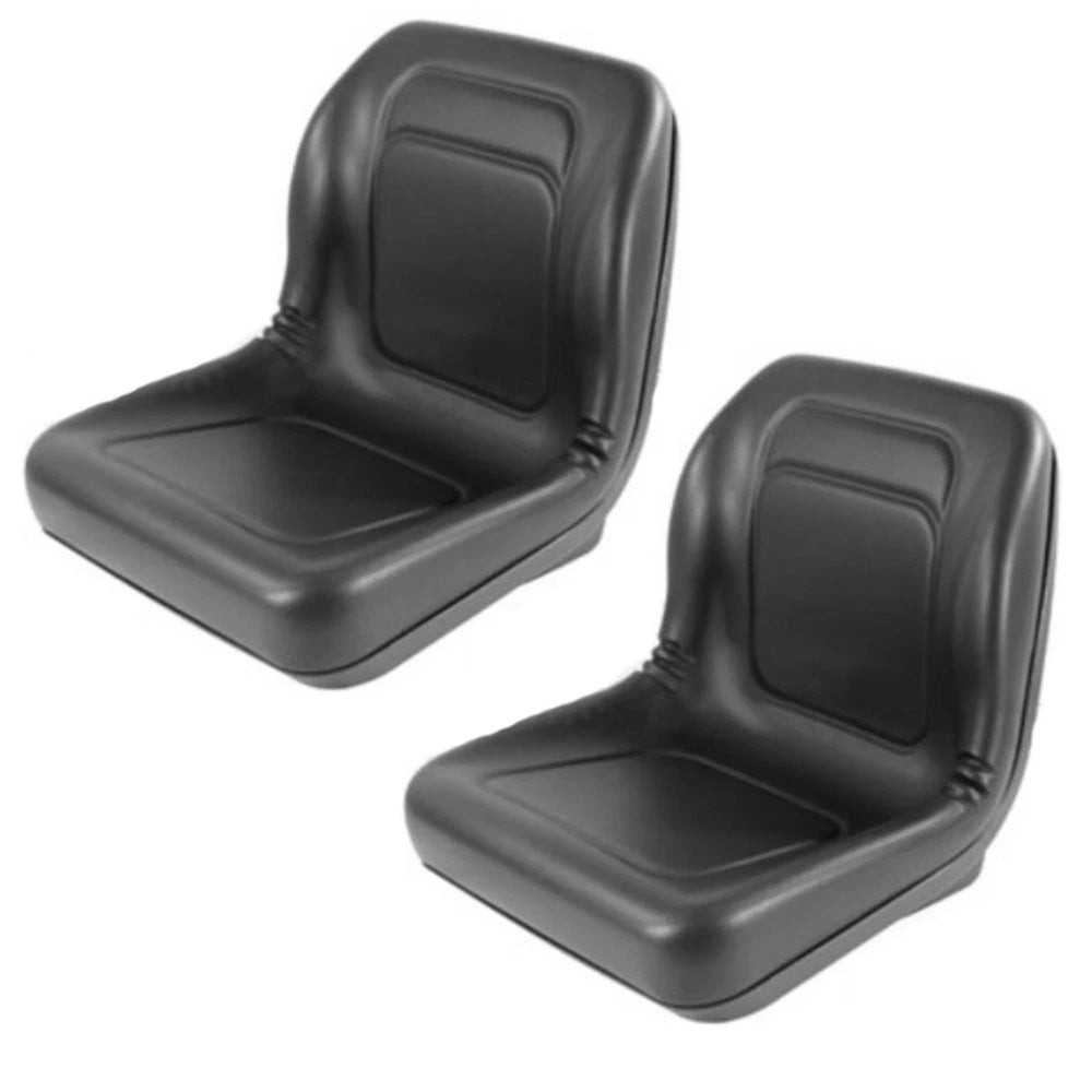 2X Black High Back Seat for John Deere Gator 4X2 4X4 6X4 (Gas/Diesel)