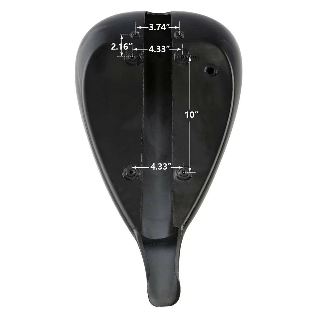 5" Extended Fuel Gas Tank for Harley Touring FL (Fit 4.7 Gallon)