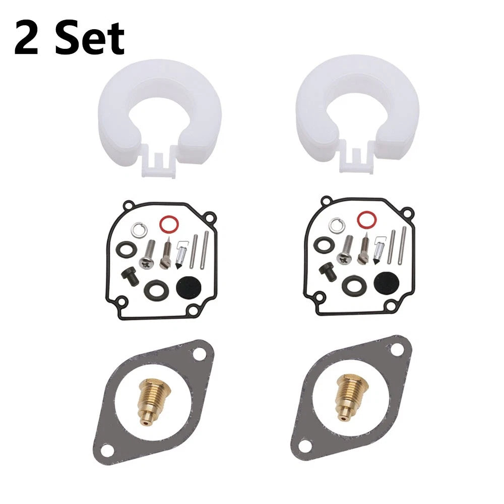 2X Carburetor Repair Kit for Yamaha Outboard 2T 75 80 90HP (1990–1999) 6H1-W0093-01-00