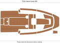 EVA Pad for Haines Hunter 680 Cockpit Swim Platform