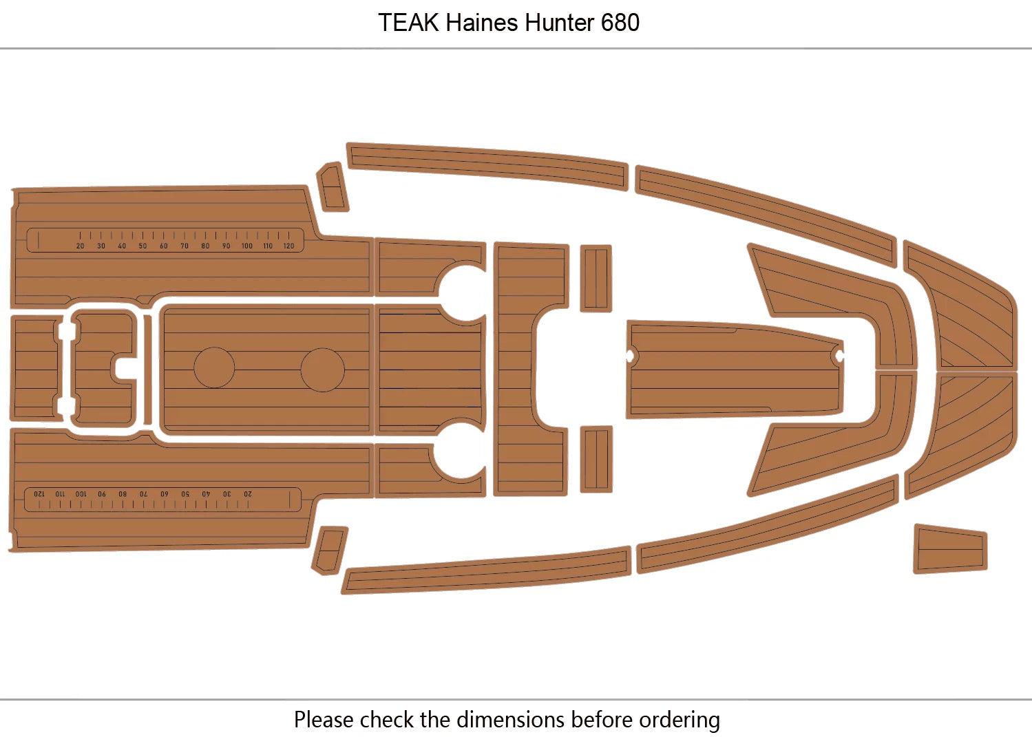 EVA Pad for Haines Hunter 680 Cockpit Swim Platform