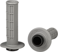 Control Mx Lock On Grips for Motorcycle (Light Grey, Soft, Half Waffle)