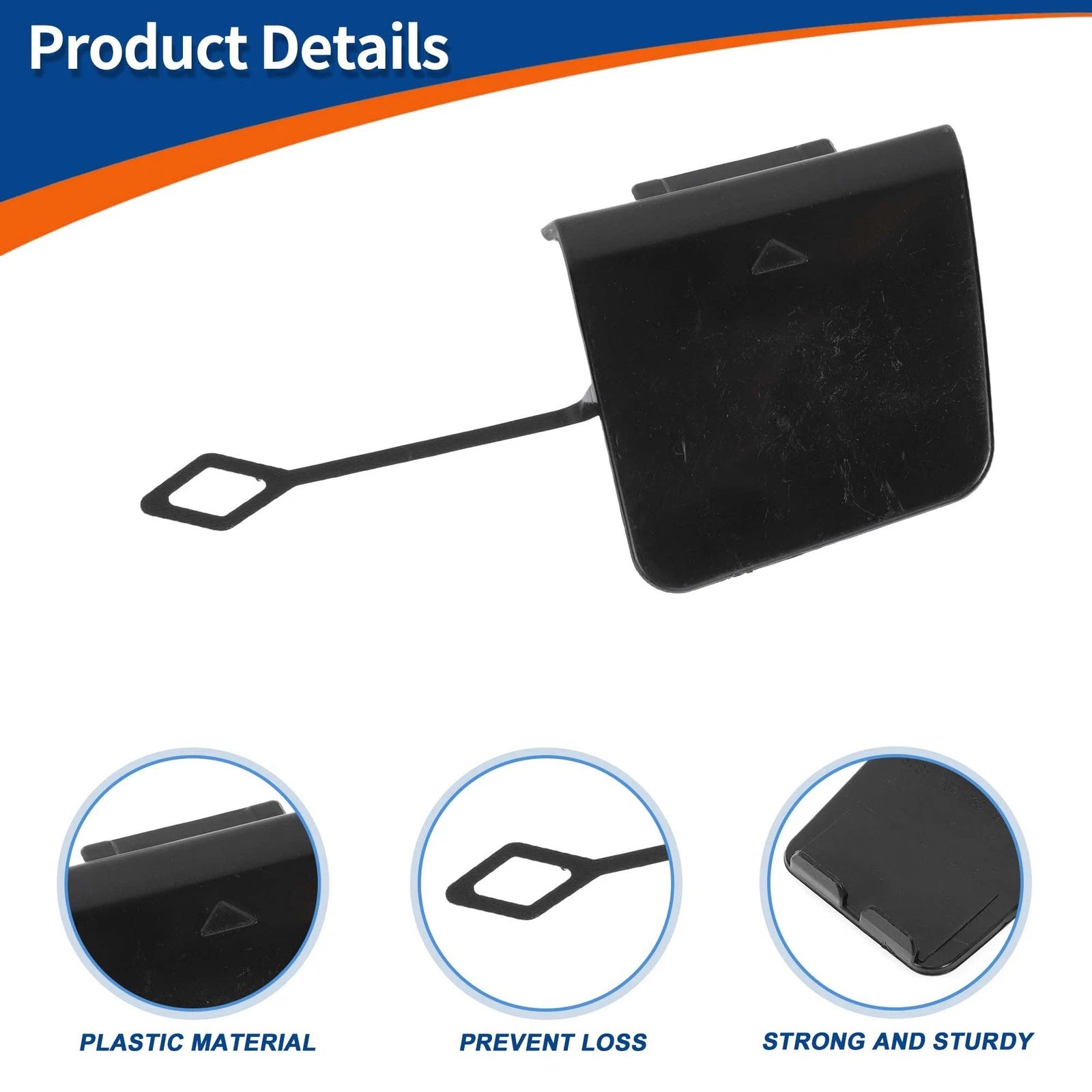 Rear Car Bumper Tow Hook Cover for BMW 2 Series F45 (2014–2021) No. 51317393792