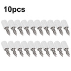10pc Self-tapping Screws for Cabinet Bracket Laminate Support Glass Pegs