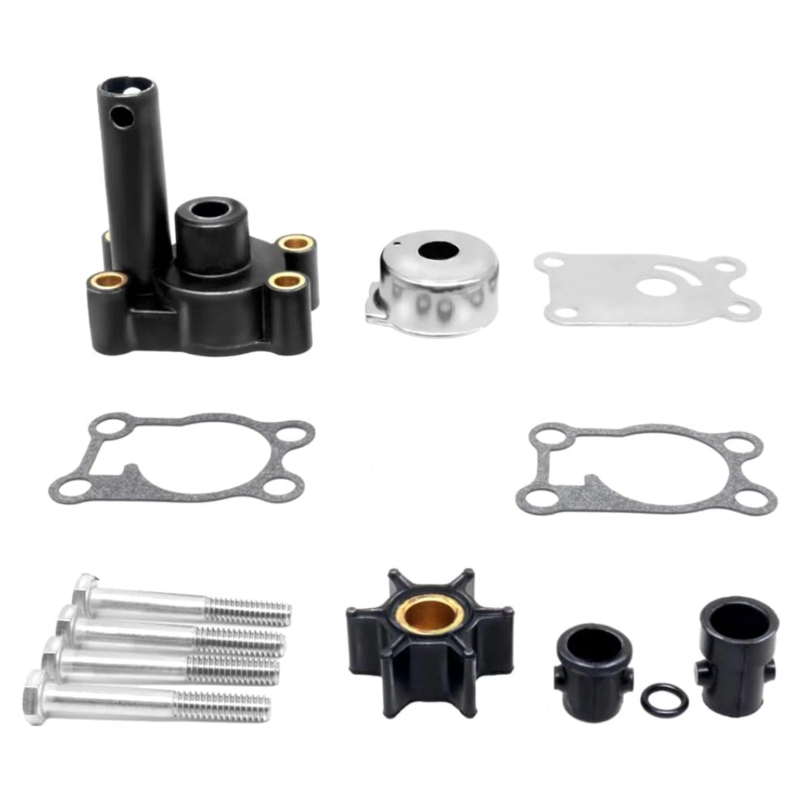 Water Pump Rebuild Kit w/ Housing for Johnson Evinrude 4-8 HP (396644)