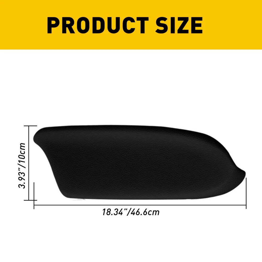 Set of 2 Black Door Panel Armrest Covers for Honda Accord (2008–2012)