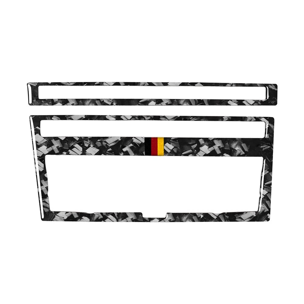 Pair Air Conditioning CD Control Panel Cover Trim for Audi A6 S6 (2005–2011)