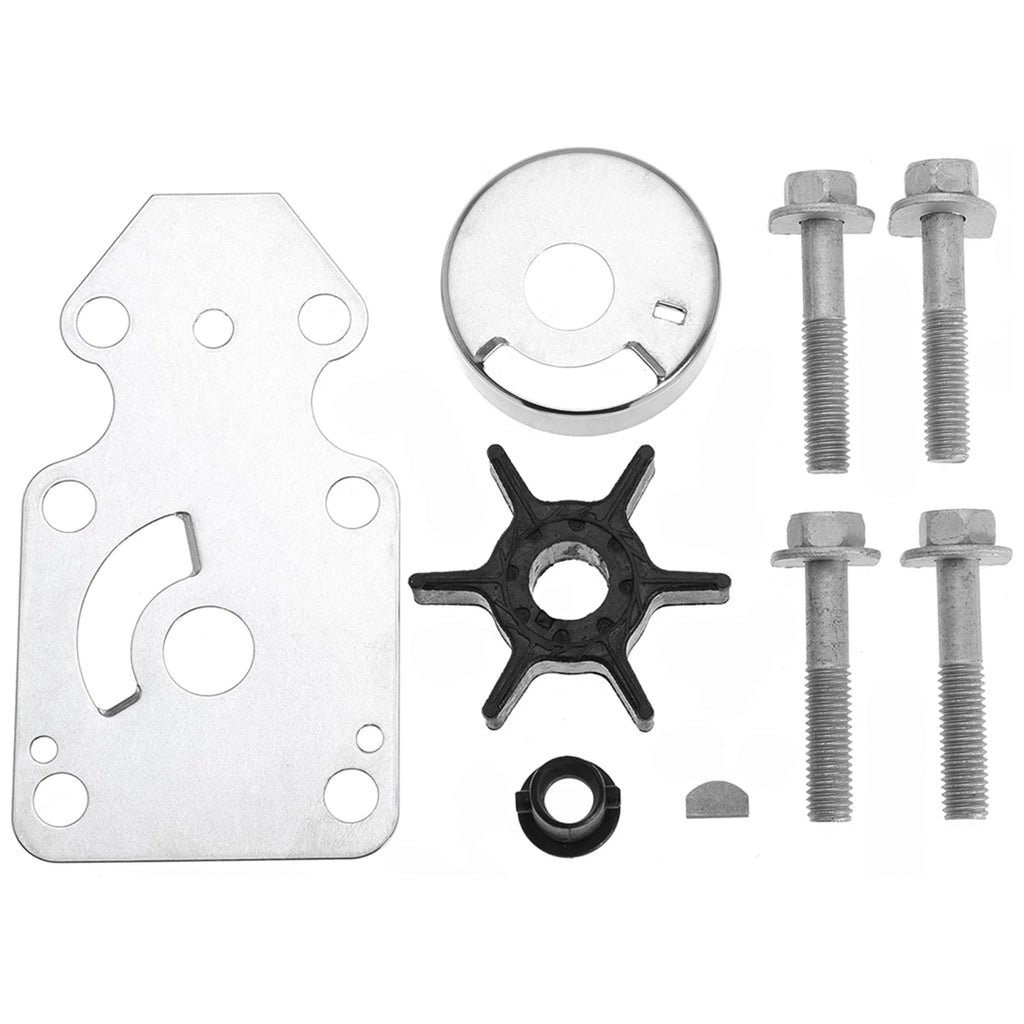 Water Pump Impeller Repair Kit for Yamaha F9.9 F15 T9.9 (1999–2023) 63V-W0078-01-00