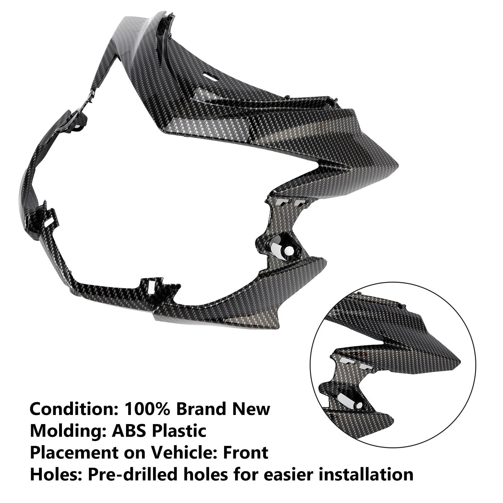 Front Nose Headlight Fairing Cover for Suzuki GSX-S750 (2017–2021)