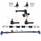 8Pcs Front Idler Arm Outer Tie Rods Sway Bars Center Link for Toyota Pickup