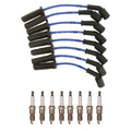 NGK 7mm Wire Set & Denso Platinum Spark Plug Kit for Express 3500 Savana 3500 (2003–2023)