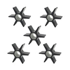 5X Water Pump Impeller for Mercury Quicksilver Outboard (47-43026T2, 43026T-2)
