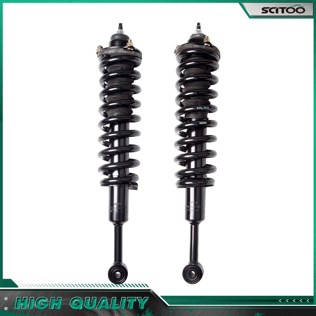 Set of 2 Front Complete Struts w/ Spring & Mounts for Toyota 4Runner (2003–2016)