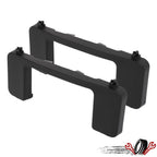 Set of 2 Front Bumper Tow Hook Cover Caps for Ford F250 F350 F450 (2017–2022)