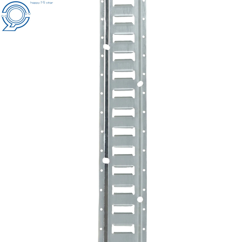 Set of 2 Steel E Track Tie-Down Rails for E Track Systems (5')