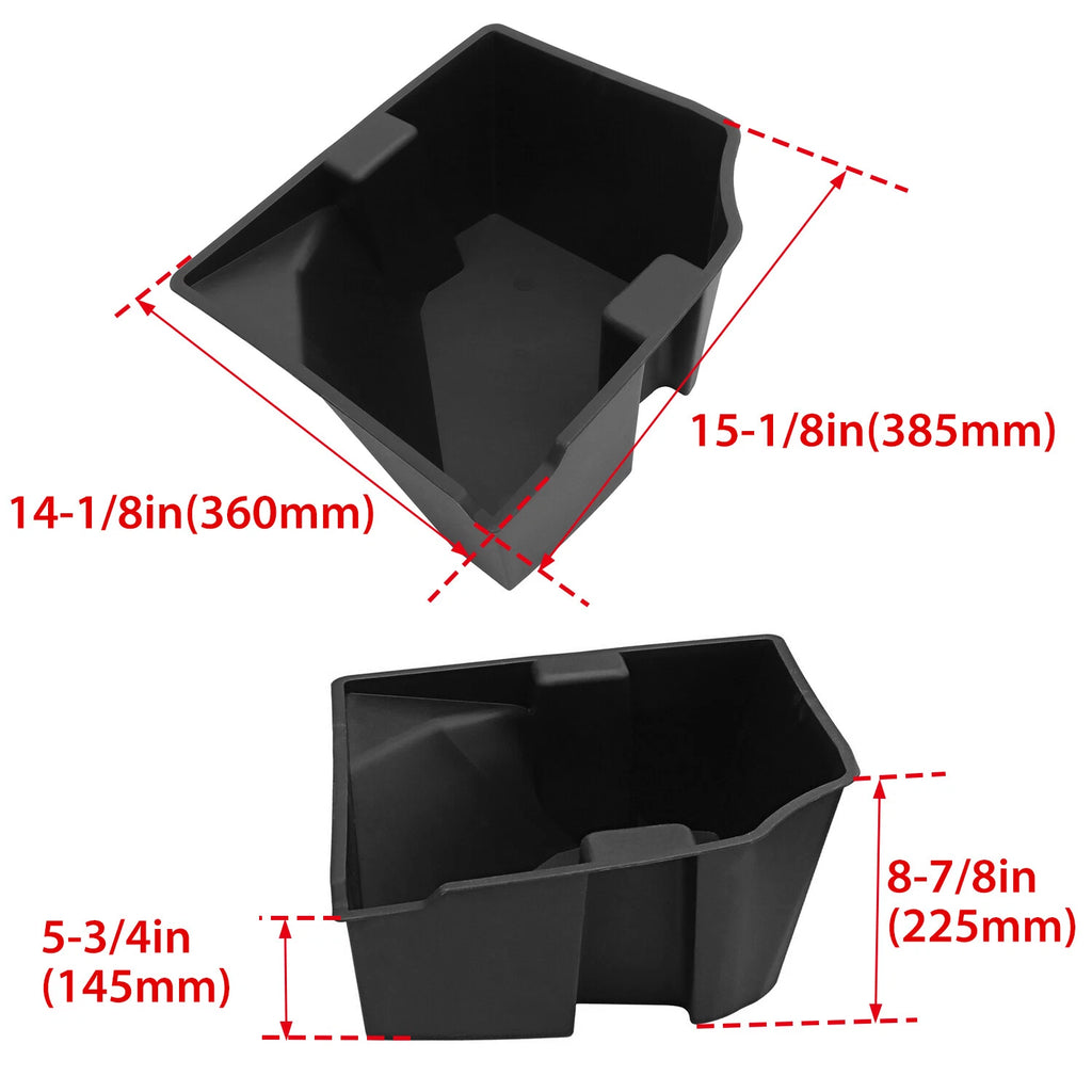 Underseat Storage Box for 2014-2018 Silverado GMC Sierra 1500 Extended Cab