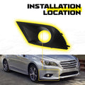 2X Fog Light Cover Bezel Trim for Subaru Legacy (2015–2017)