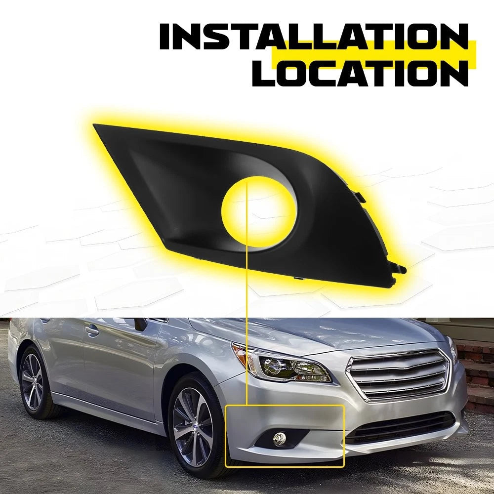 2X Fog Light Cover Bezel Trim for Subaru Legacy (2015–2017)