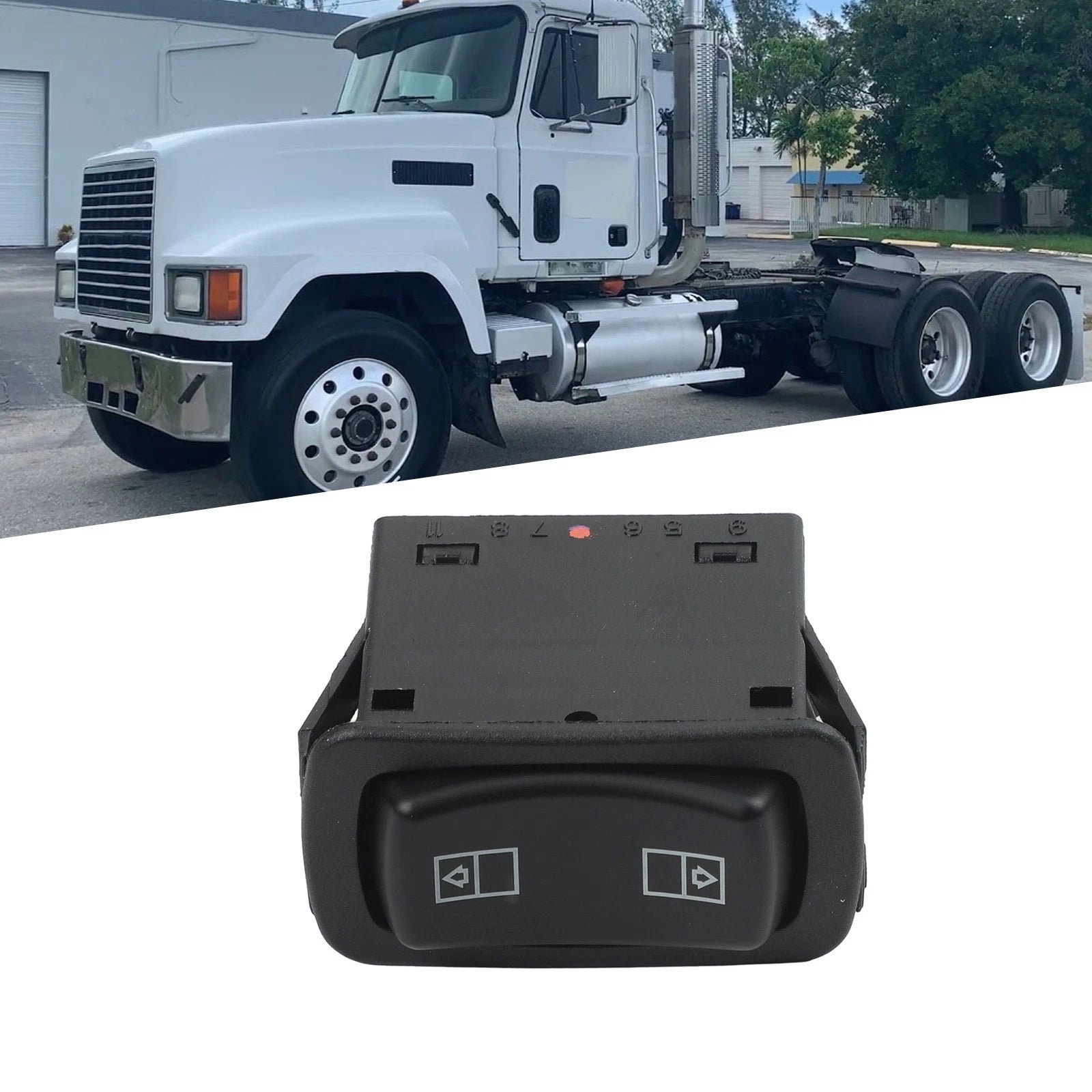 Rocker Switch for Mack CH Trucks (Plug-n-Play, Heavy Duty)