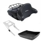 Chopped Trunk Backrest Rack Mount for Harley Softail Fat Boy (2008–2017)