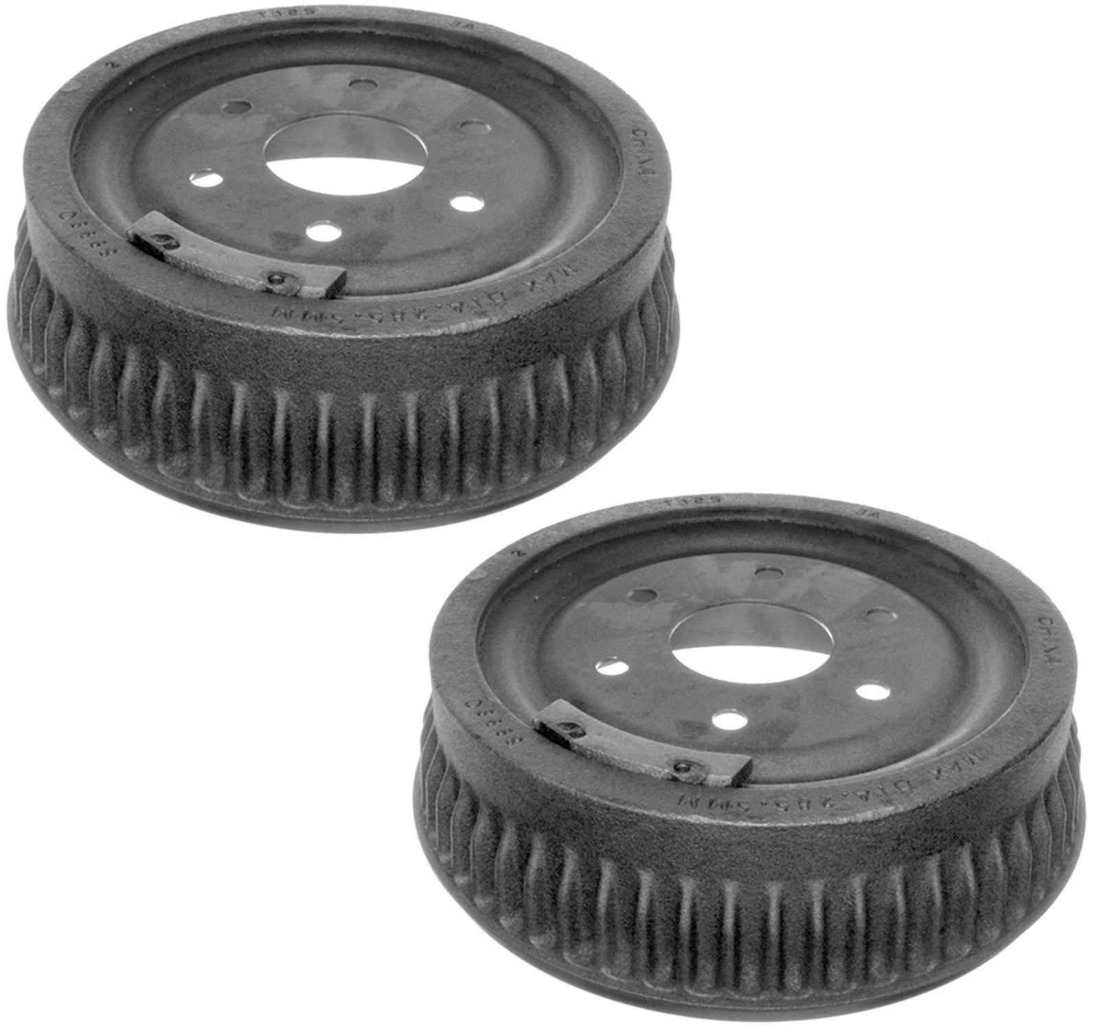 Set of 2 Rear Brake Drums ACDelco Pro for GMC Yukon