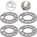 4Pcs 10mm Alloy Aluminum Wheel Spacers for 4 or 5 Stud Cars