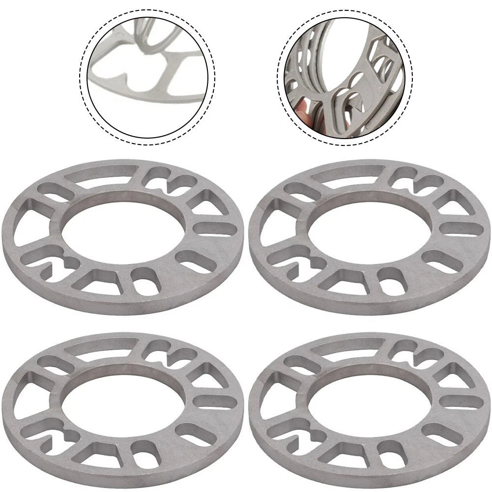 4Pcs 10mm Alloy Aluminum Wheel Spacers for 4 or 5 Stud Cars