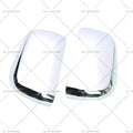 Set of 2 Chrome Side Door Rearview Mirror Cover Trim for Pajero V80 (2007–2021)