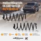 Set of 2 Rear Coil Springs for VW Jetta Golf GTI MK5 MK6