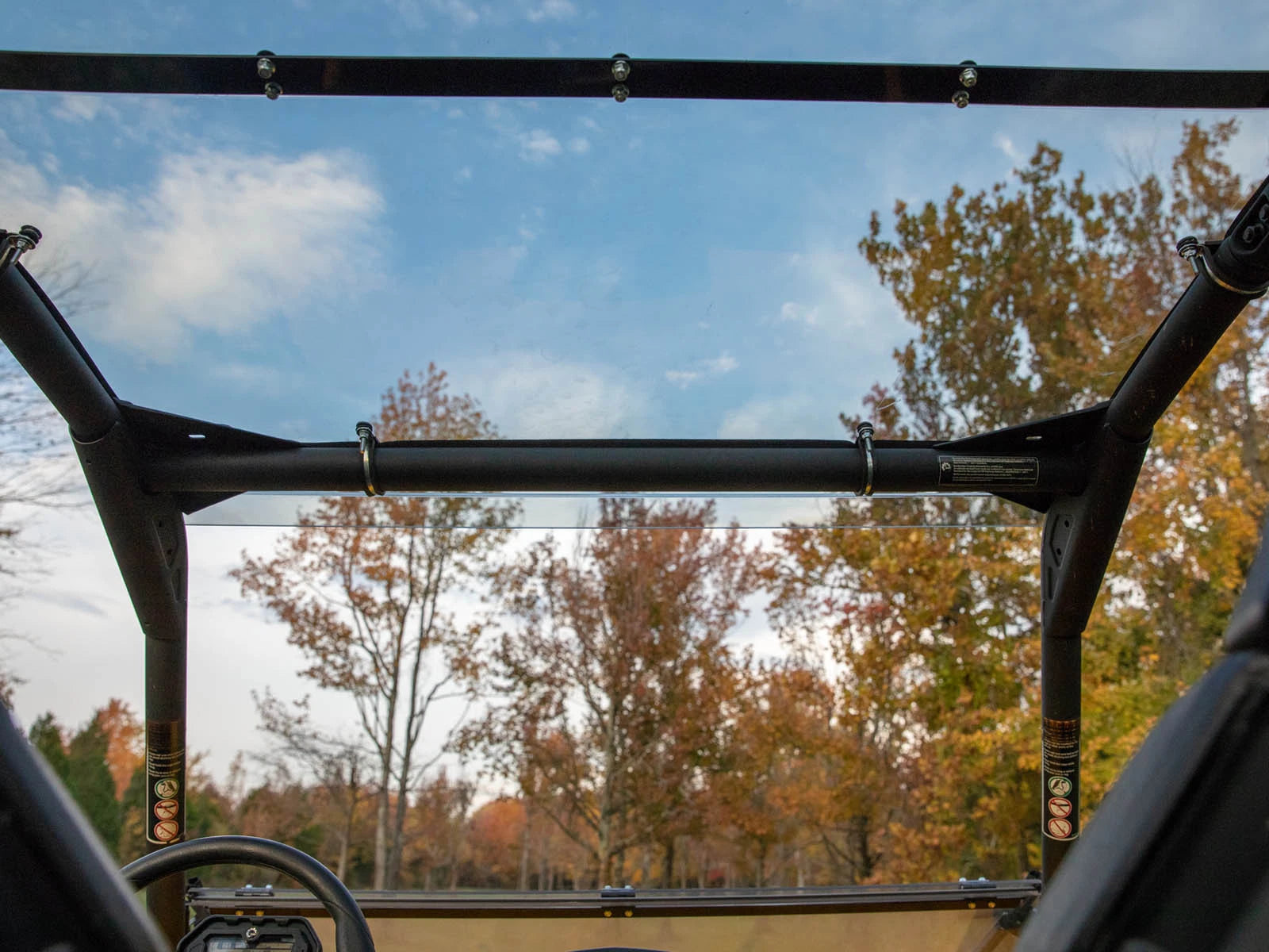 SuperATV Heavy Duty Tinted Roof for Can-Am Commander 800/1000 (2014–2020)